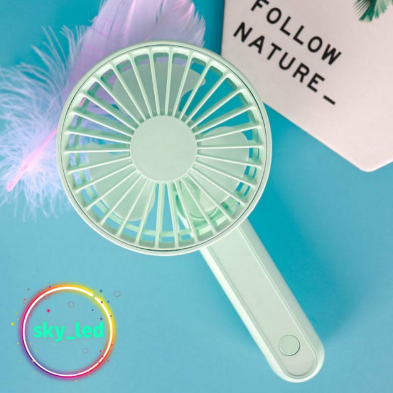 Handy mini fan / kipas lipat/ kipas angin portable / kipas tangan / kipas baterai