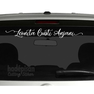 Stiker Mobil Cutting Sticker Body dan Kaca Mobil NAMA Stiker Mobil Cutting Sticker Body dan Kaca Mobil NAMA