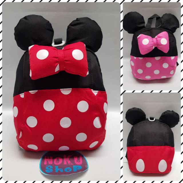 Tas Ransel Anak Motif Disney Mickey &amp; Minnie