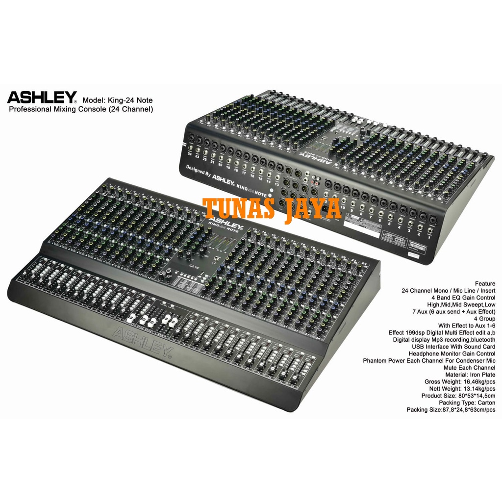 MIXER ASHLEY KING24NOTE MIXER KING 24NOTE KING 24 NOTE ORIGINAL ASHLEY