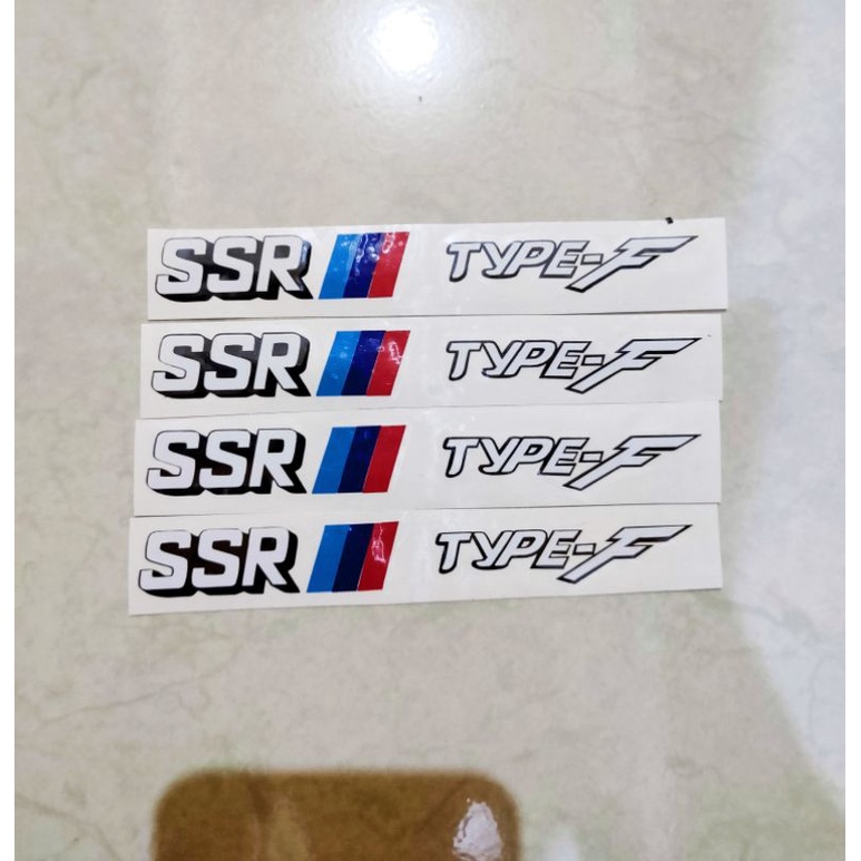 stiker velg SSR type F