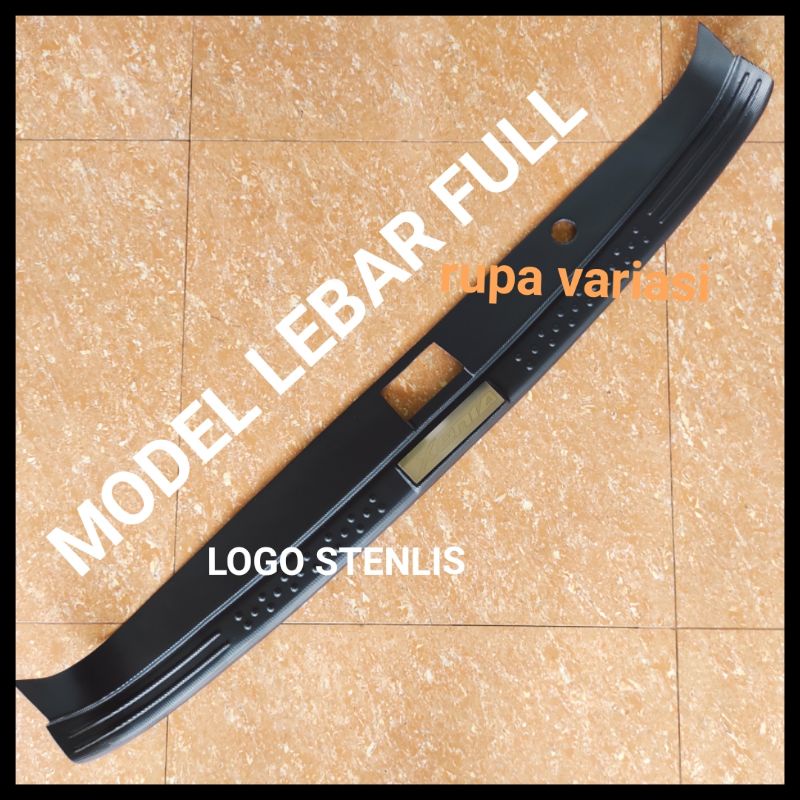 sealplate silplate sill plate PINTU BAGASI belakang daihatsu xenia 2004 sampai 2011 2005 2006 2007 2008 2009 2010 PLASTIK ABS tempel