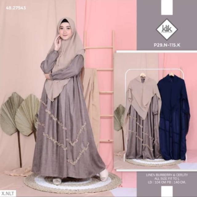 Gamis syar'i by Klik Collection