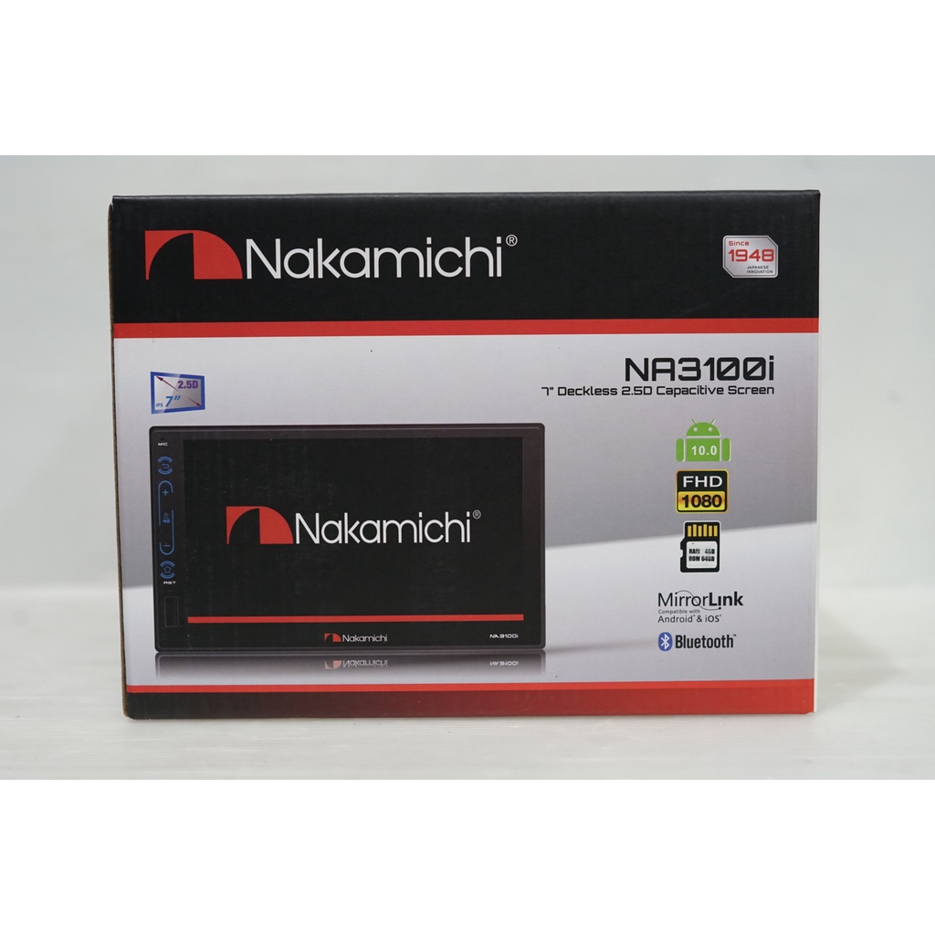 HEAD UNIT DOUBLEDIN 7INCH DECKLESS NAKAMICHI NA3100i RAM 4GB ROM 64GB
