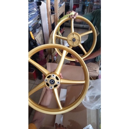Velg copy rcb jupiter mx 160/185 17 gold