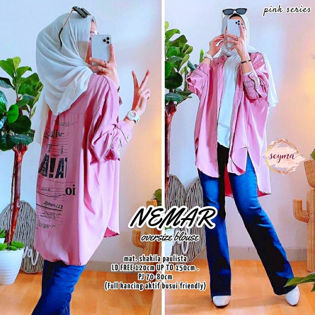 nemar oversized blouse seyma
