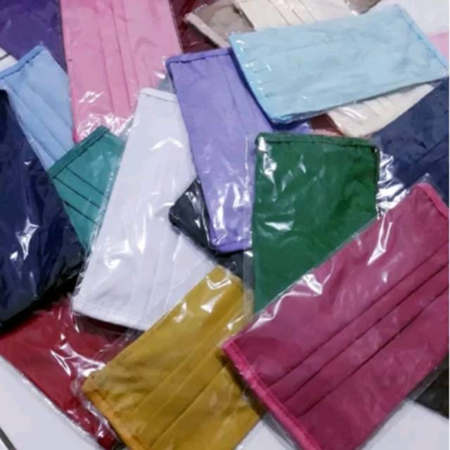 Masker Kain Hijab Tali Sambung Putus Masker Hijab Masker Kain Masker Tali