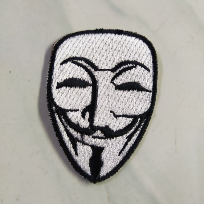 emblem patch bordir anonymous