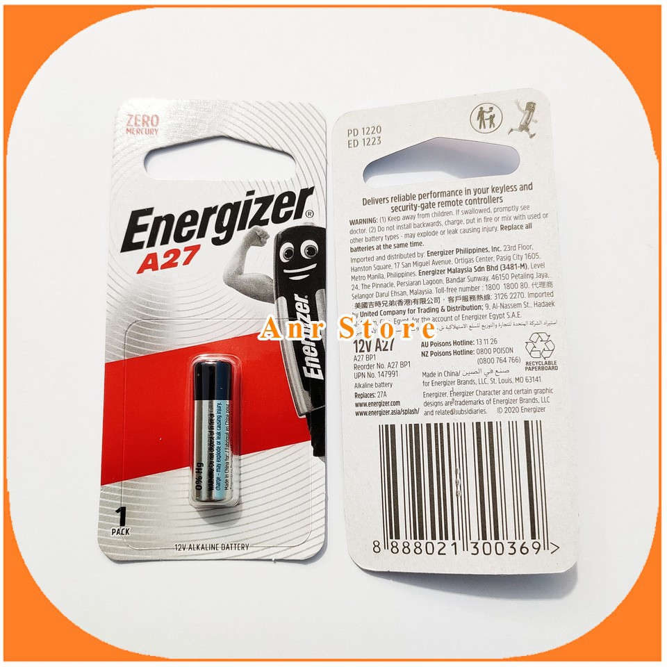 Baterai Battery Batrei Energizer A23 A-23 Energizer A27 A-27 Original 12V