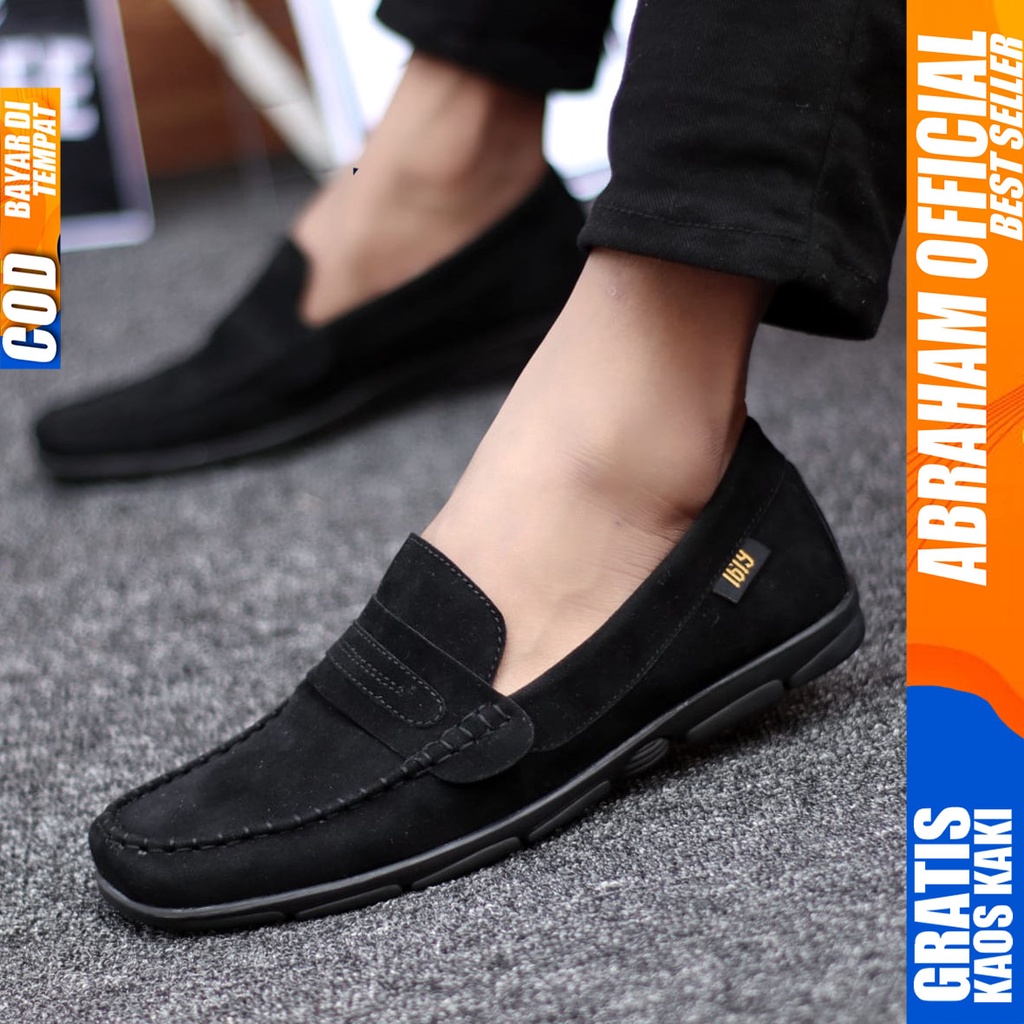 Abraham Titan - Sepatu Slip On Pria Casual