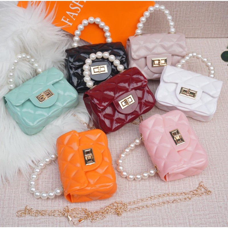 Selempang JELLY KLASIK MINI IMPORT kode-538 (free paper bag) uk.12x10