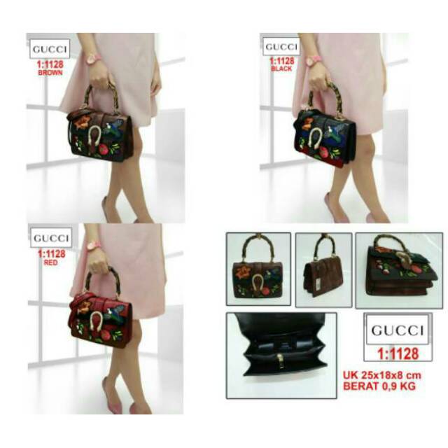 TAS GUCCI FLOWER 1128