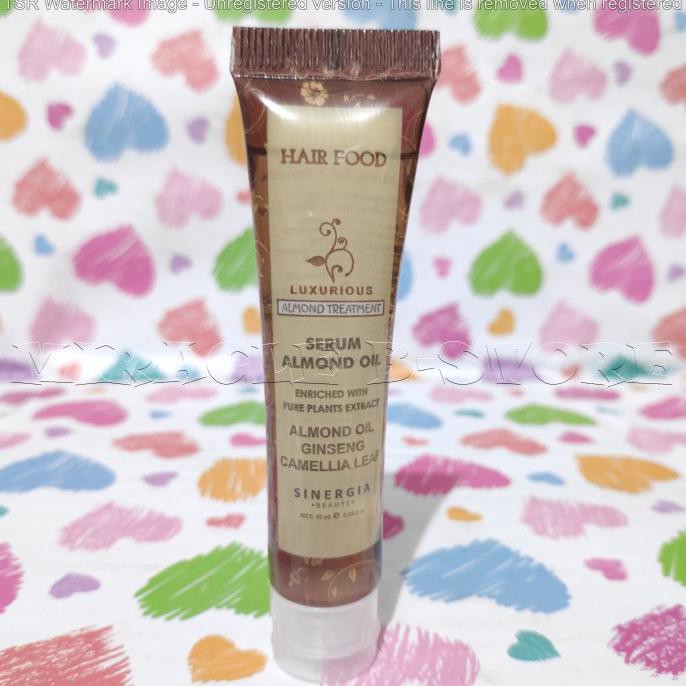 Aman Sinergia Tera Diverde Hair Food Serum Almond 16Ml Ilvasto Serum Rambut Hemat