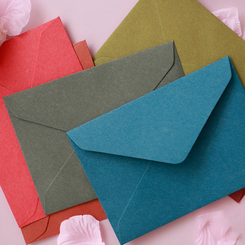 Creative Retro Solid Color Envelope Simple