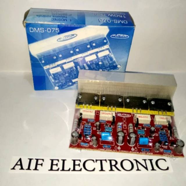 Kit Power Amplifier Stereo OCL DMS-075 TR SANKEN