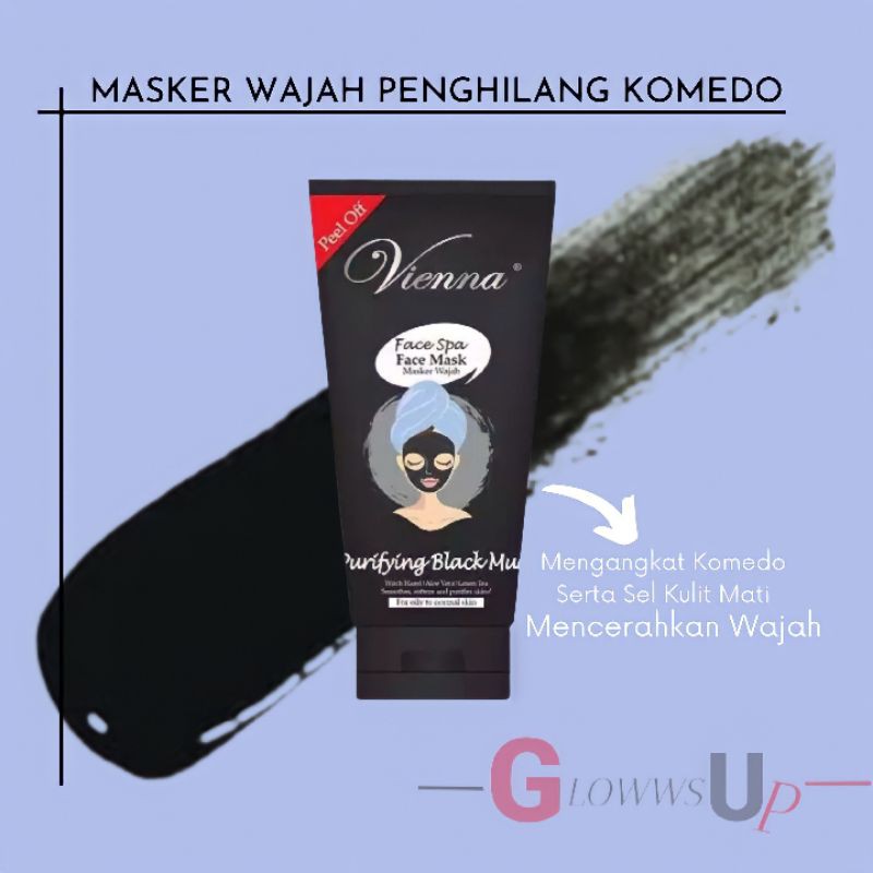 PEEL OFF VIENNA FACE BLACK MASK PEEL OFF PURIFYING MUD 50ML- BLACK MASK VIENNA