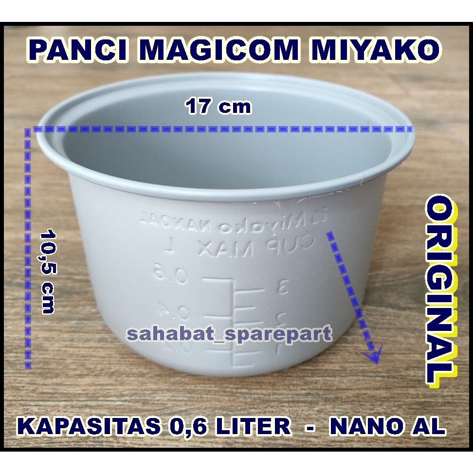 PANCI RICE COOKER MAGICOM MIYAKO MCM 606 NANO AL 0,6 LITER ORIGINAL