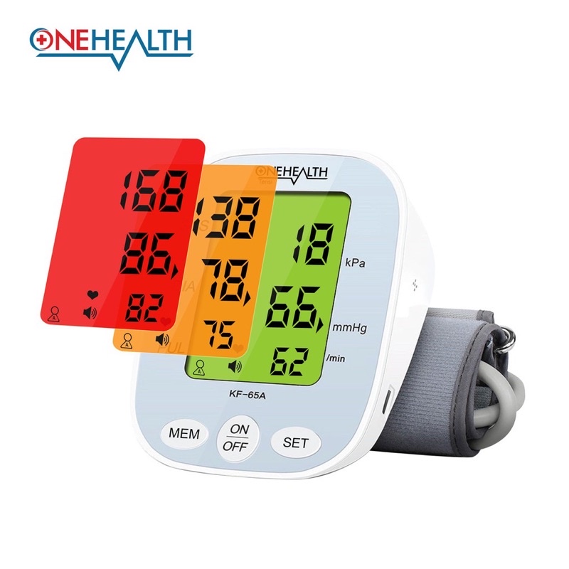 TENSIMETER DIGITAL ONEHEALTH MONITOR TYPE KF_65A LAYAR WARNA