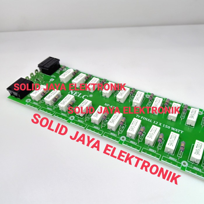 KIT DRIVER PCB FINAL TRANSISTOR 12 SET 1800W - 2400W MONO PCB CIRCUIT TR TRANSISTOR NELC N-438T 438