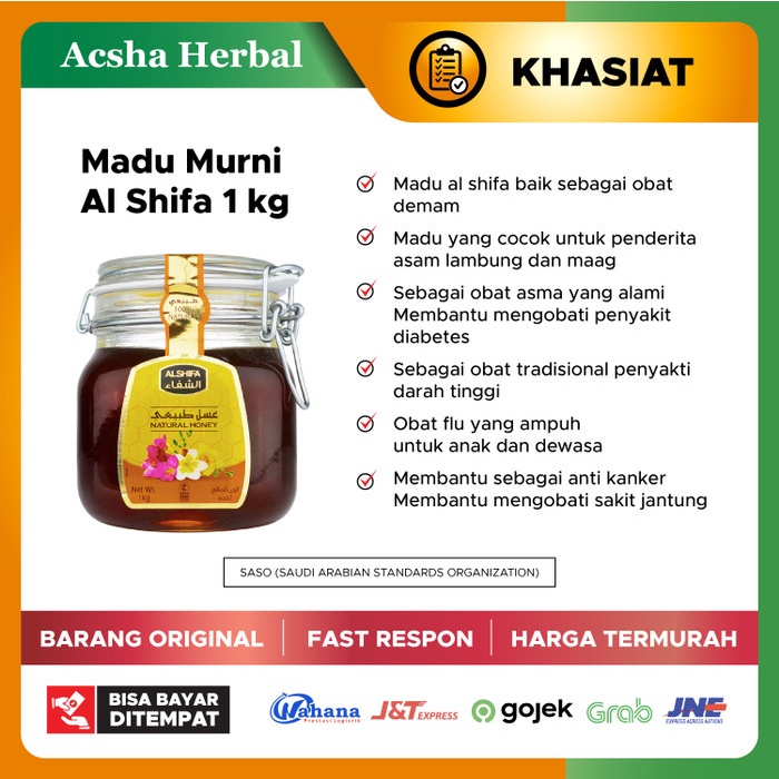 

b01n1nh Madu Al Shifa 1Kg Kawat Ds201Fs