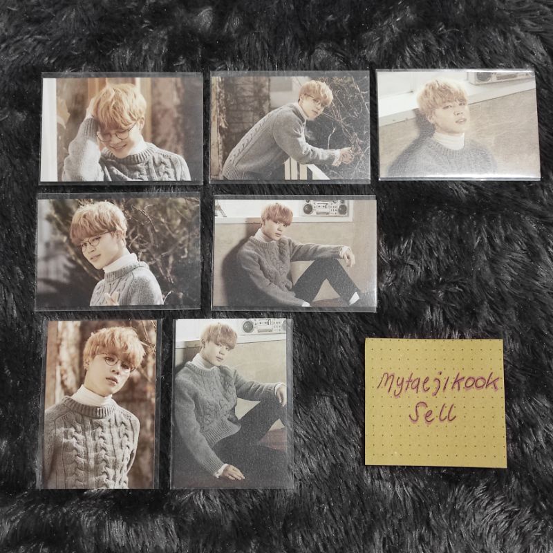 [BOOKED] bts 2nd muster jimin mini photocard mpc 22920 set