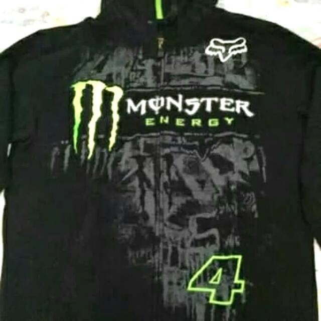 Jaket merk FOX MONSTER ENERGY original q