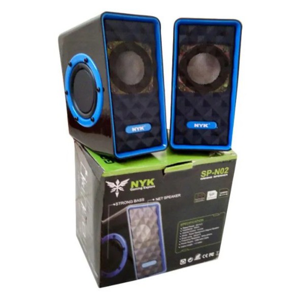 Speaker Gaming NYK Nemesis SPN02 SP-N02 - 3D Sound - Red Blue - Resmi