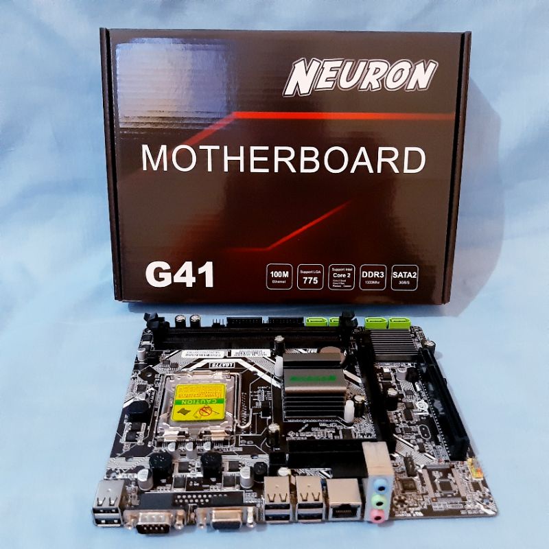 MATHERBOARD NEURON G41 INTEL SOCKET 775 DDR3 - MATHERBOARD LGA INTEL G41 NEURON DDR3 FOR SUPORT CORE 2 DUO, QUAD CORE