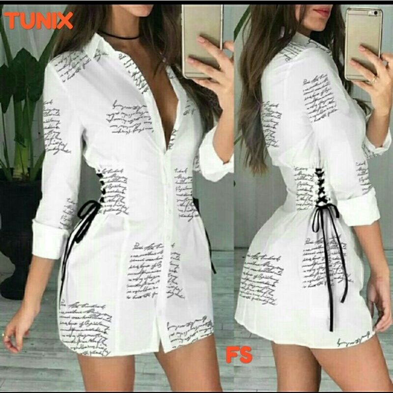 mini dress/sexi dress/bodycone/sexi/dress putih/tunik/baju lengan panjang/casual