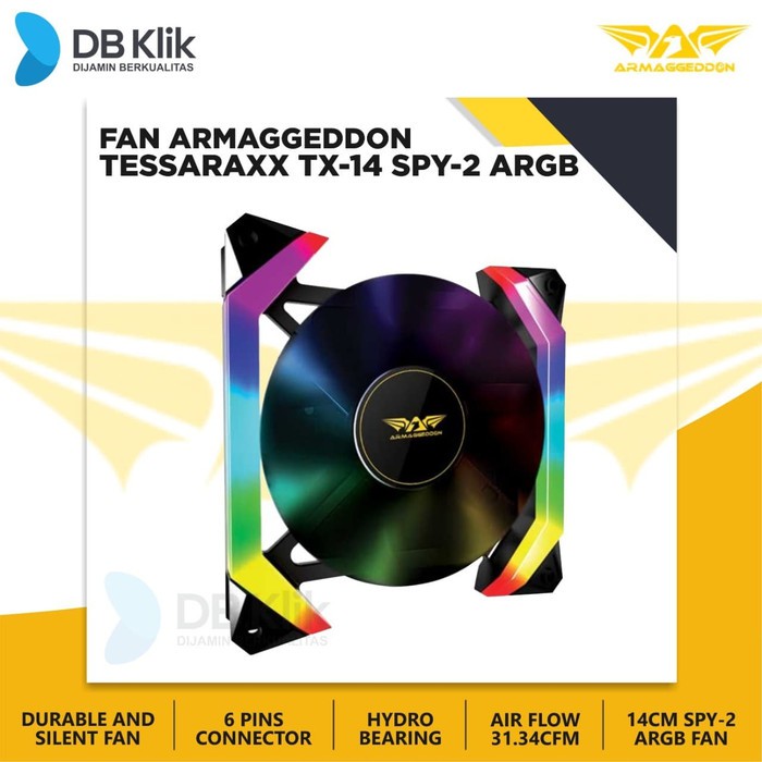 Fan Armaggeddon Tessaraxx TX-14 SPY-2 ARGB ( Armagedon TX14 SPY2 14cm )