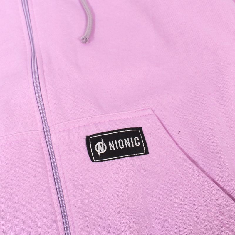 Jaket Hoodie Polos Warna Lilac Pria Dan Wanita Free Gantungan Kunci