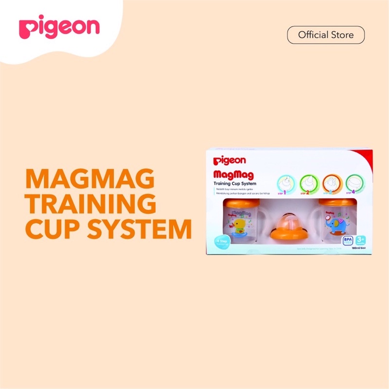 Pigeon Mag Mag Training cup System - Botol minum anak