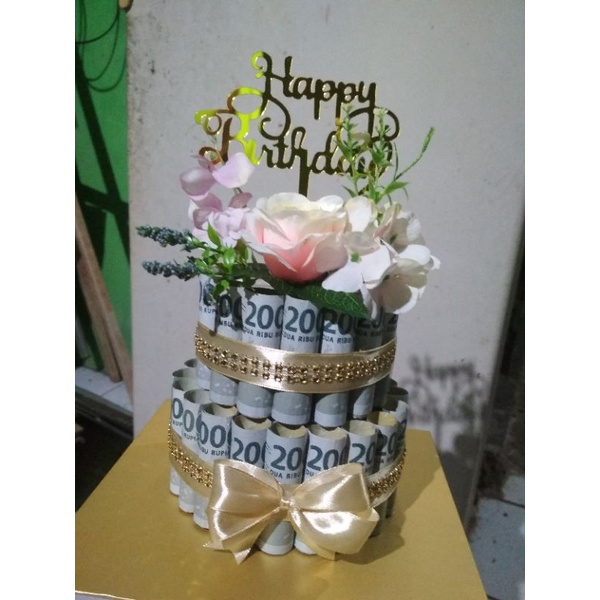 money cake / money bouquet / hadiah ulang tahun