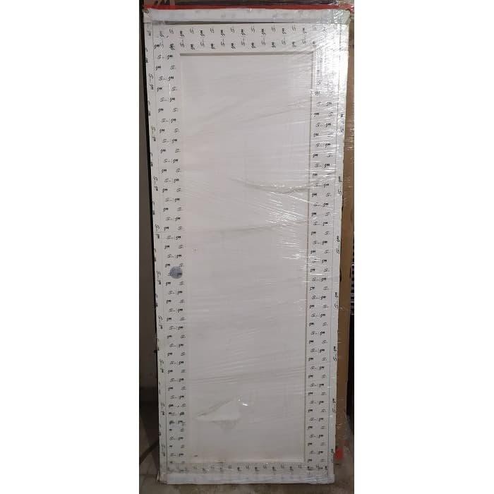 PINTU UPVC (S-Plus) POLOS UKURAN 80x200 WARN PUTIH KOMLPIT SET limi