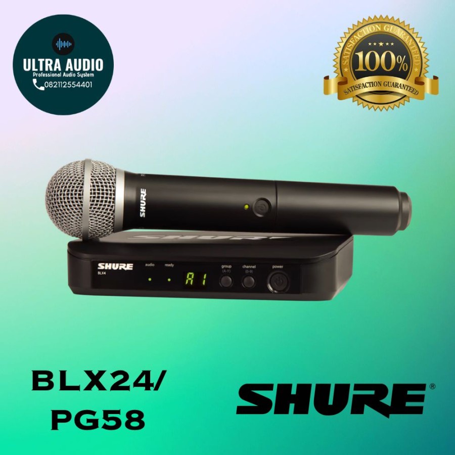 Shure BLX24/PG58 / BLX24PG58 / BLX 24 PG 58 Wireless Microphone ORIGINAL