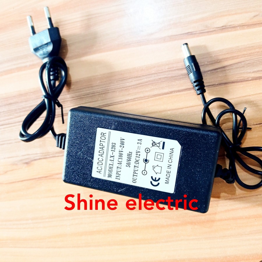 Adaptor Lampu LED Strip Power Supply Trafo AC/DC CCTV 3A 3 Ampere