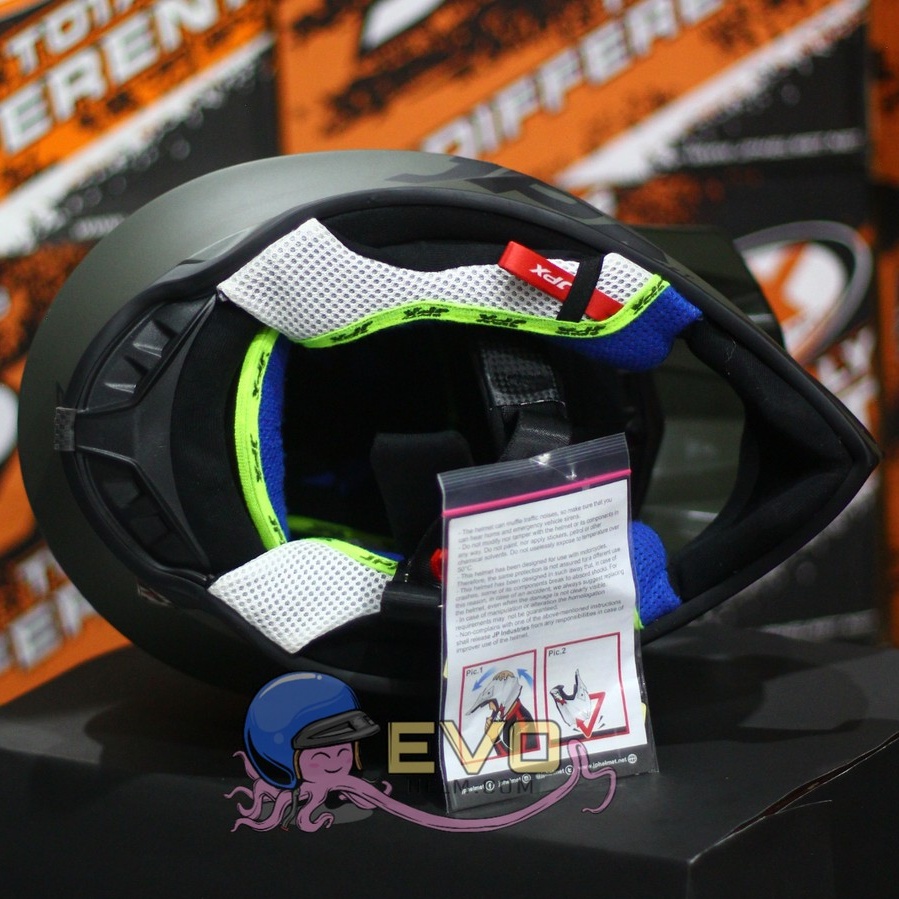 HELM JPX CROSS_SOLID - ARMY GREEN DOFF / BLACK + GOOGLE SNAIL (ONGKIR 2 KG) HELM JPX FOX1 PAKET GANTENG JPX ARMY DOFF JPX PAKET GOOGLE SNAIL HELM JPX TERBARU