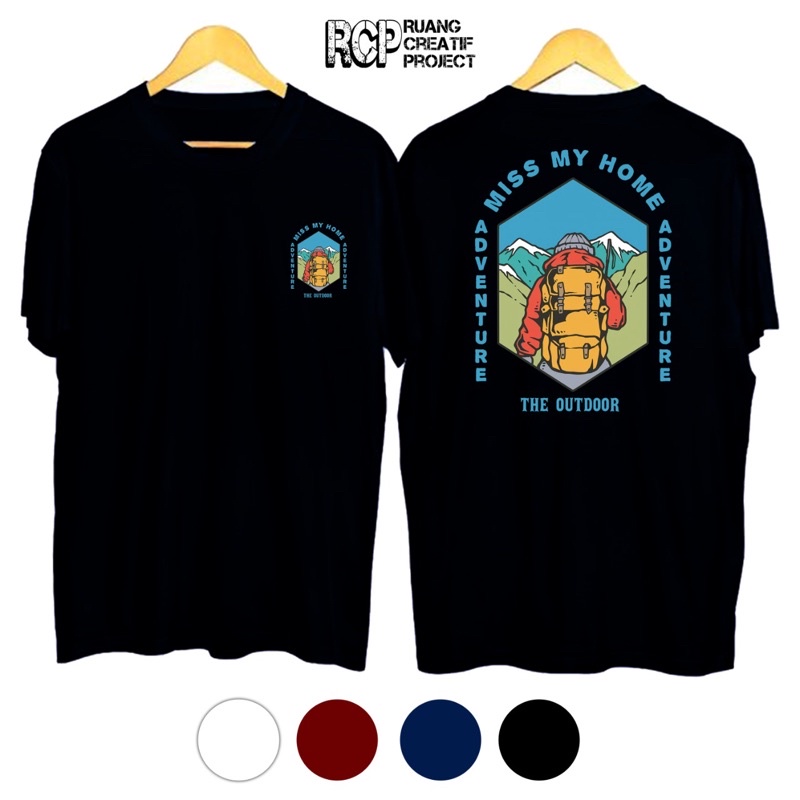 Sablon Kaos Adventure / sablon DTF / Sablon Murah / Berkualitas