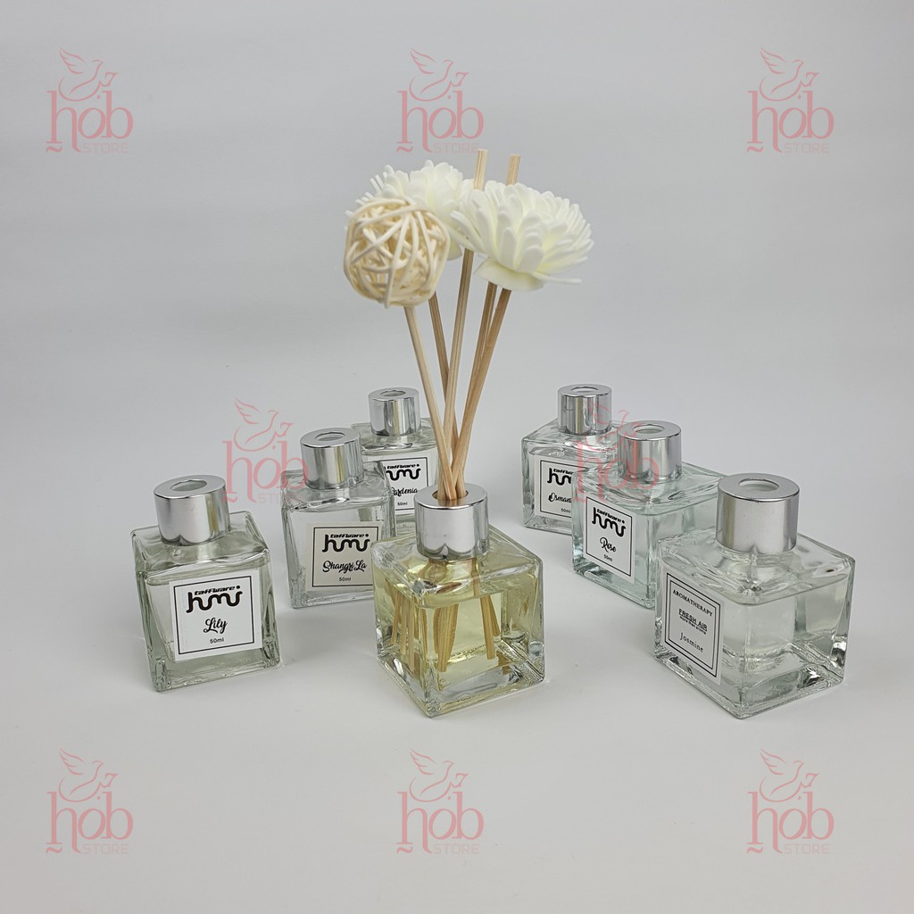 Parfum Pengharum Ruangan Aroma Reed Diffuser Aromatherapy Stick Rotan Taffware 50ml-3