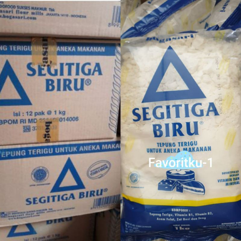 

Tepung Terigu SEGITIGA Biru 1 kg. Harga: Rp 13.000/Bungkus