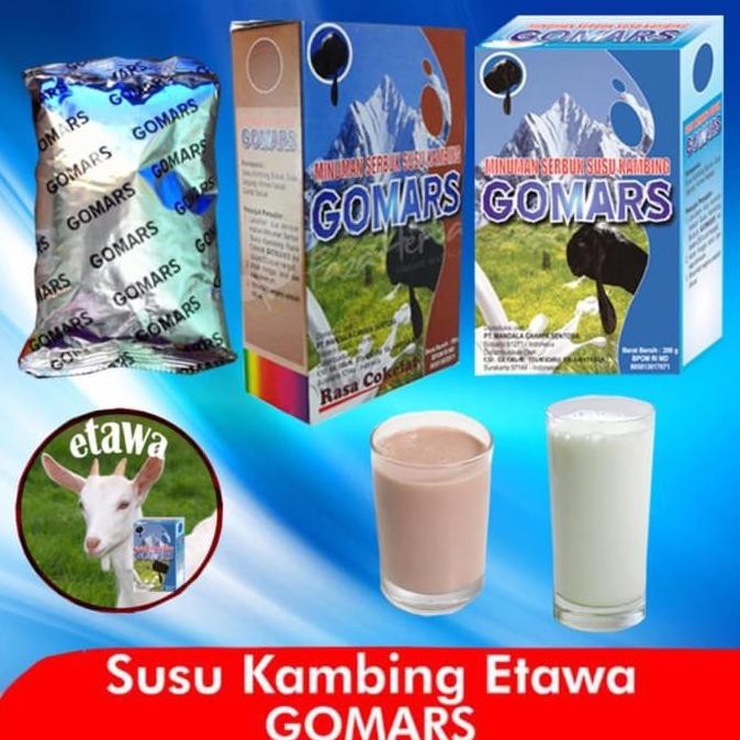 

Sale!! Susu Kambing Etawa Gomars Coklat - Gmp Nutri Coklat Terbaru