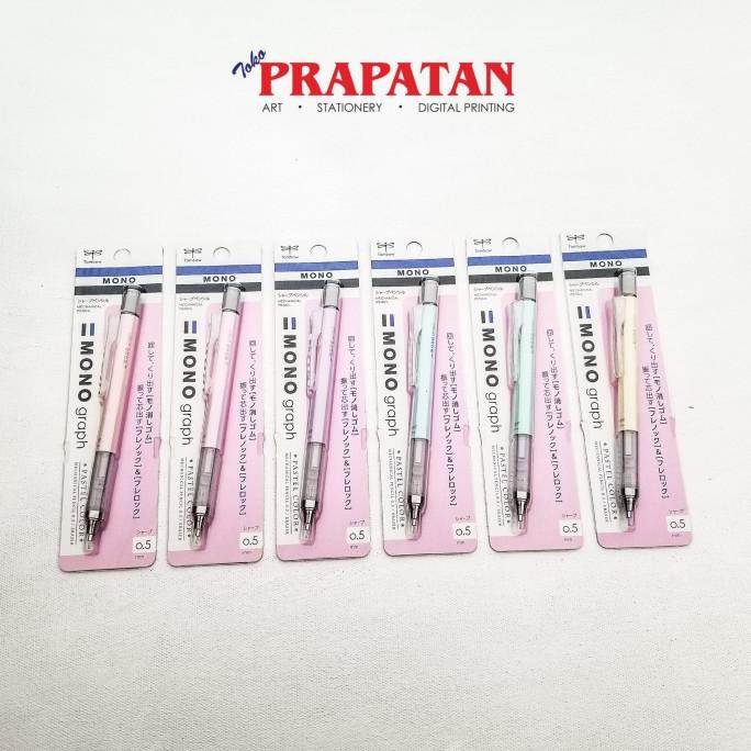 

(COD) Tombow Mechanical Pencil Mono Graph 0.5mm Pastel Color SPECIAL Kode 809