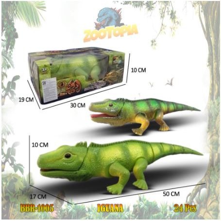 PROMO BBR1005 BRO1015 ZBBR1115 Buaya Crocodile / Iguana Hewan Binatang Baterai Mainan Anak Edukatif Animal