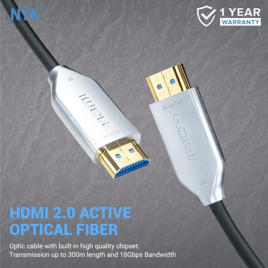 Kabel HDMI Fiber Optic 2.0 UHD 2160 NYK 70M