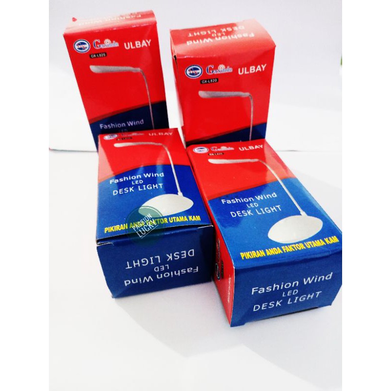 LAMPU MEJA/BACA /BELAJAR LED DC FLEXIBEL BATRE
