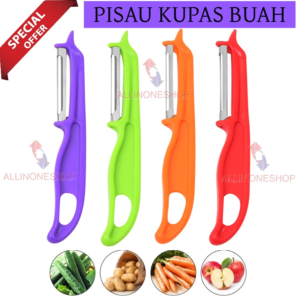 PENGUPAS KULIT BUAH DAN SAYURAN MURAH / PISAU DAPUR PENGUPAS / ALAT KUPAS KENTANG / PISAU PENGUPAS