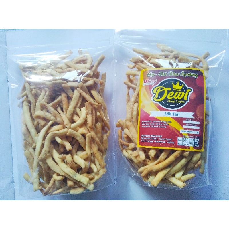 

Stik Teri kemasan standingpouch isi 200 gram