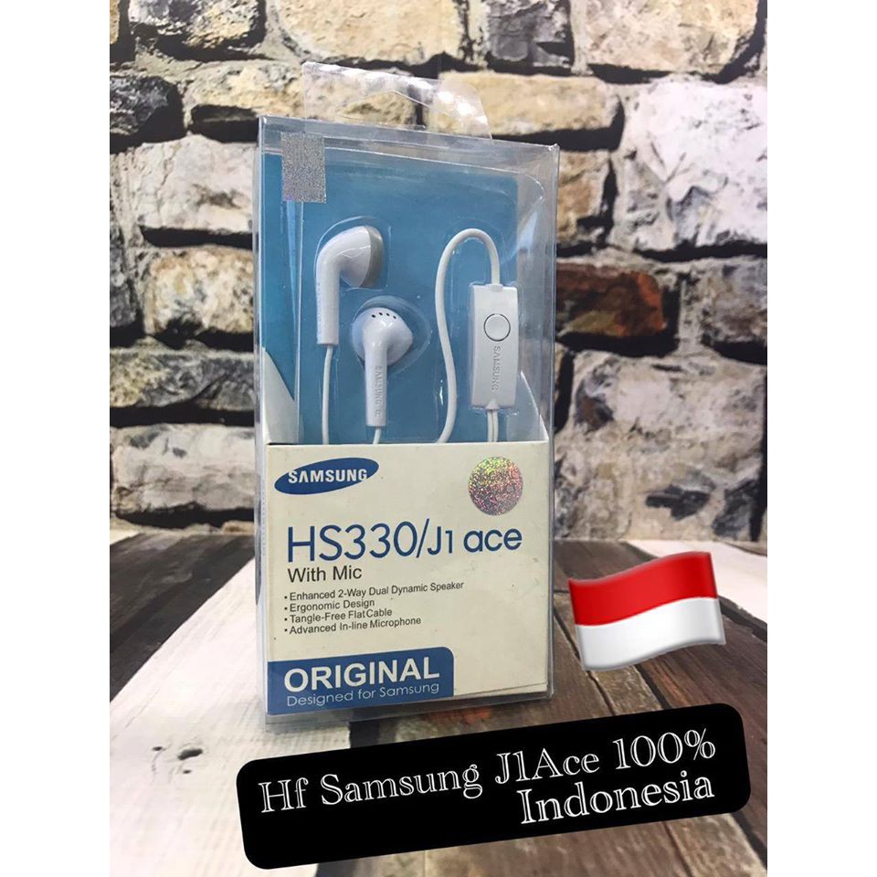 Hf headset Samsung j1 ace indonesia vietnam Packing mika original suara