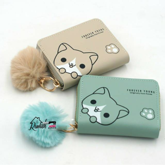 OCHOT DOMPET PANDA MINI #DOMPET WANITA MINI/DOMPET WANITA LIPAT/DOMPET LUCU-1
