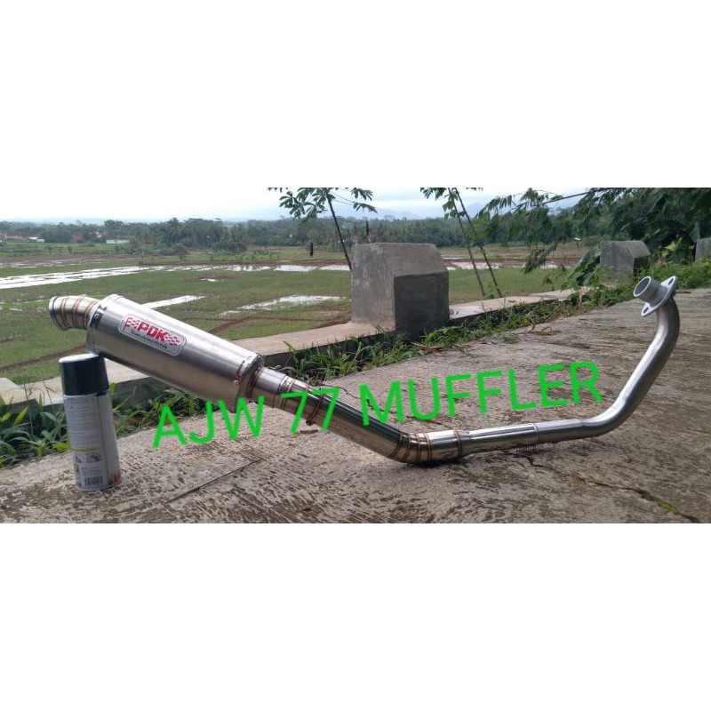 kenalpot Pdk Racing jupiter mx, vixion, r15, tiger, bison, satria fu